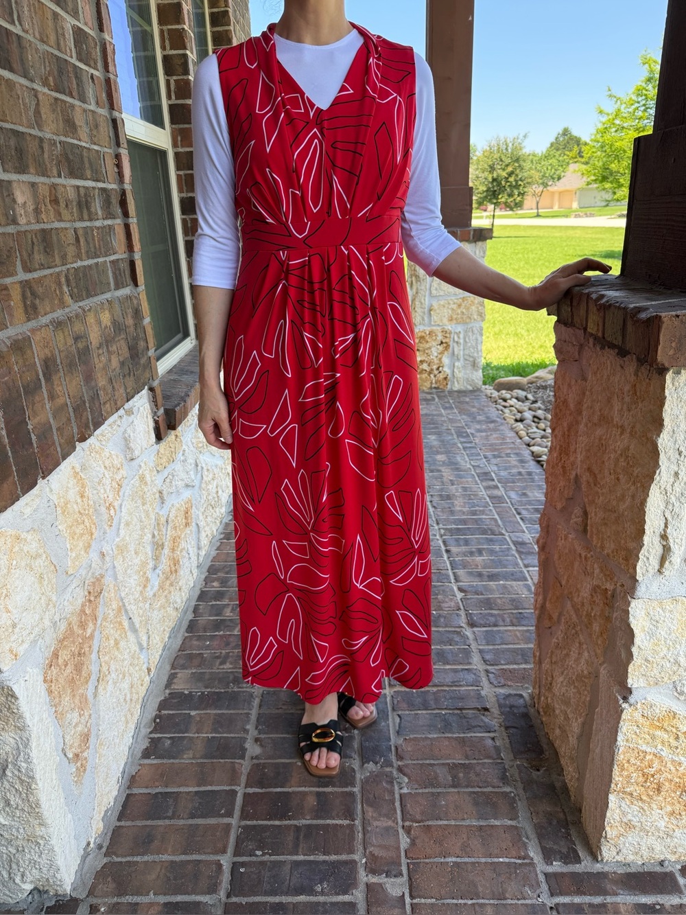 Chico’s Sleeveless Maxi Dress, M, NWT